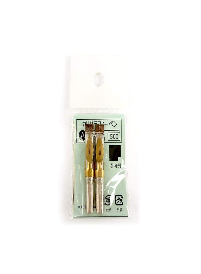 Tachikawa - Calligraphy Pen Nib - Type A (Flat) - Size 6 mm - Pack of 2 - Image 1