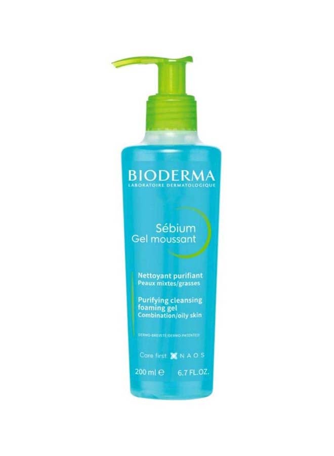 Bioderma Sebium Gel Moussant Face Wash 200ml - Image 1