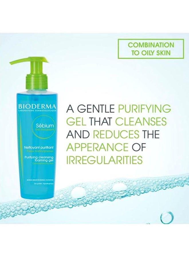 Bioderma Sebium Gel Moussant Face Wash 200ml - Image 3