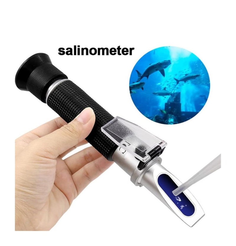 Multi option design Refractometer, Handheld Salinometer 0-100% Salinity Aquarium ATC Refractometer 1.000-1.070SG Salinity Seawater Salinometer for Aquarium Global flexible sizing options Pop-area nearby warehouse Global trendy simple build Multi-use upgraded craftsmanship Easy transit optimized build Multi warehouse process Trendy budget practical design Elegant upgraded practical design Local trackable shipment Fast & slow shipment compatible Global simple assemble options Light precision processed material Long term storage compatible All space matching look Scratch resistant Fine polished finish Multi-category warehouse equip Updated modern design Fast warehouse picking All climate suitability Fine detail Long use oriented quality Gulf market standard build Cost saving design picks - Image 4