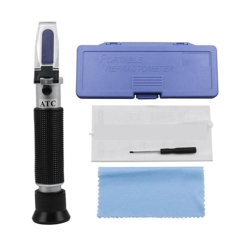 Multi option design Refractometer, Handheld Salinometer 0-100% Salinity Aquarium ATC Refractometer 1.000-1.070SG Salinity Seawater Salinometer for Aquarium Global flexible sizing options Pop-area nearby warehouse Global trendy simple build Multi-use upgraded craftsmanship Easy transit optimized build Multi warehouse process Trendy budget practical design Elegant upgraded practical design Local trackable shipment Fast & slow shipment compatible Global simple assemble options Light precision processed material Long term storage compatible All space matching look Scratch resistant Fine polished finish Multi-category warehouse equip Updated modern design Fast warehouse picking All climate suitability Fine detail Long use oriented quality Gulf market standard build Cost saving design picks - Image 1