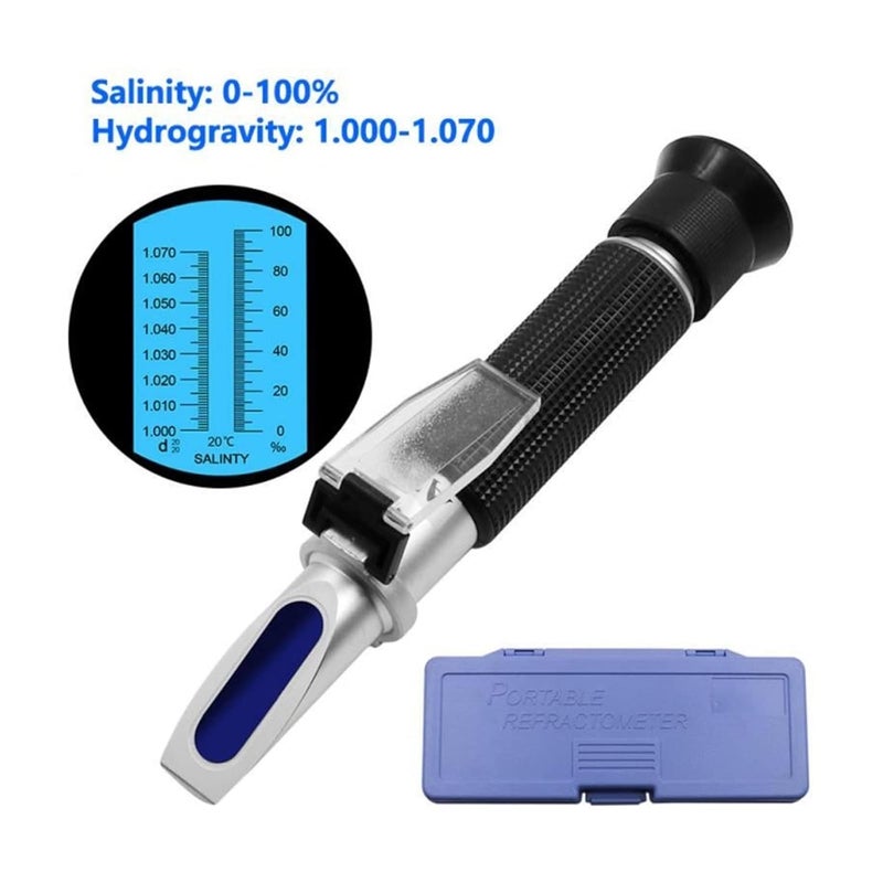 Multi option design Refractometer, Handheld Salinometer 0-100% Salinity Aquarium ATC Refractometer 1.000-1.070SG Salinity Seawater Salinometer for Aquarium Global flexible sizing options Pop-area nearby warehouse Global trendy simple build Multi-use upgraded craftsmanship Easy transit optimized build Multi warehouse process Trendy budget practical design Elegant upgraded practical design Local trackable shipment Fast & slow shipment compatible Global simple assemble options Light precision processed material Long term storage compatible All space matching look Scratch resistant Fine polished finish Multi-category warehouse equip Updated modern design Fast warehouse picking All climate suitability Fine detail Long use oriented quality Gulf market standard build Cost saving design picks - Image 2