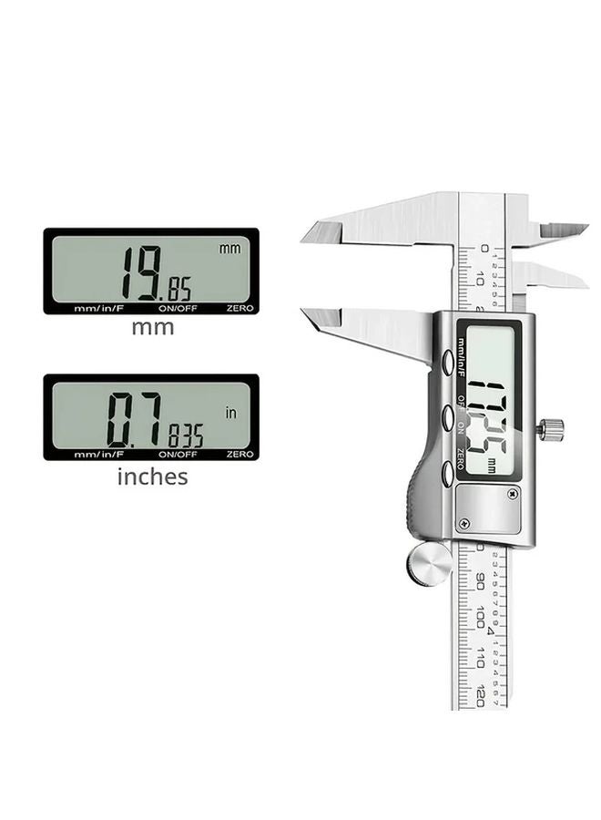 Digital Caliper Vernier Micrometer 0 150mm Stainless Steel Large LCD Inch Metric Conversion - Image 3