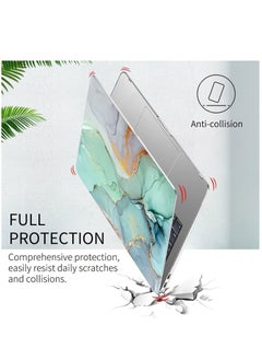 Excefore Laptop Case Compatible with Air 13 Inch 2020 2019 2018 Release A2337 M1/A2179/A1932 Colorful Marble Case with Keyboard Cover Skin for Air 2020 with Touch ID  - Image 5