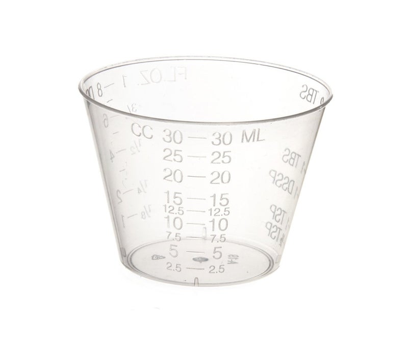 Medline Non-Sterile Graduated Plastic Medicine Cups, 100 Count - Image 5