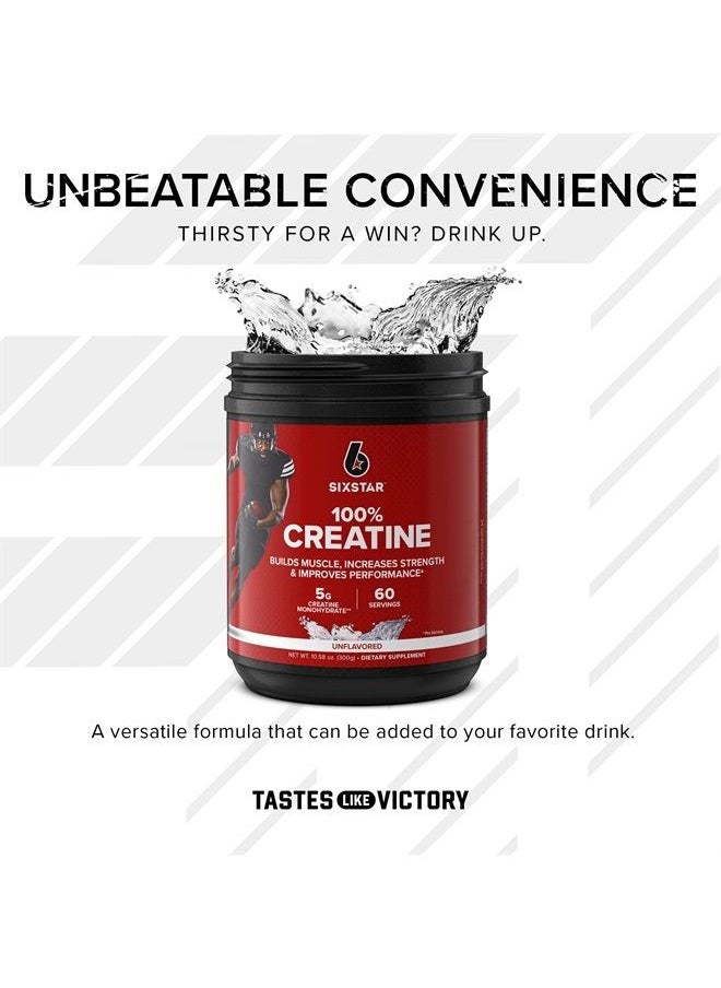 SIX STAR - Elite 100% Creatine Monohydrate Powder | Unflavored (60 Servings) - Image 1