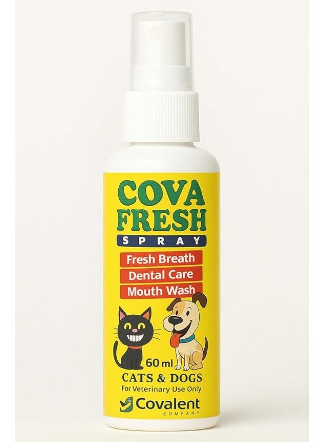 كوفالنت كوفا فريش بخاخ معطر ومنظف للفم للكلاب والقطط 60 مل من فارماسي - Image 3