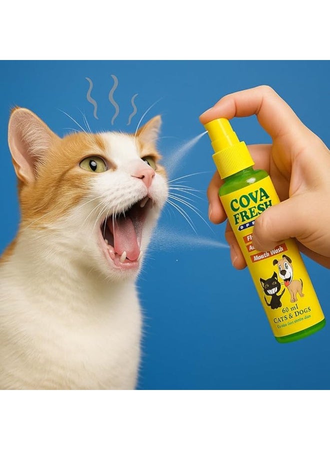 كوفالنت كوفا فريش بخاخ معطر ومنظف للفم للكلاب والقطط 60 مل من فارماسي - Image 2