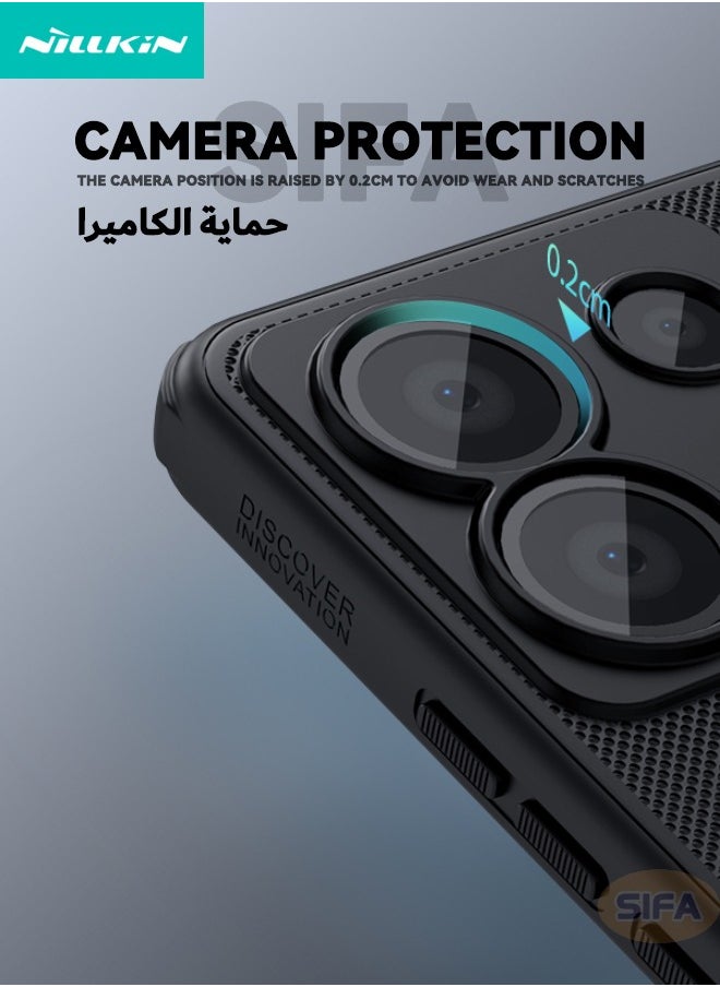 Nillkin Redmi Note 13 Pro 5G / Xiaomi POCO X6 5G Case with Lanyard, [Dual Durable Material][Shockproof Drop Proof][Anti-Scratch & Slip][Anti-Drop] Cover for Redmi Note 13 Pro 5G / Xiaomi POCO X6 5G, Black  - Image 4