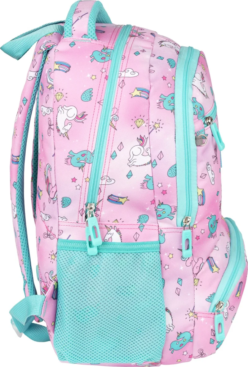 Relaxion Pink Unicorn Patterned Triple School Set 8650-3