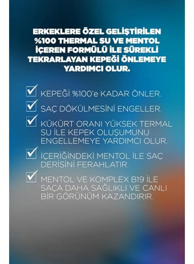 بيوبلاس شامبو بيوبلاس (Bioblas) للرجال - علاج لتساقط الشعر والقشرة (Thermal Expert) - خالٍ من البارابين - 360 مل - Image 4