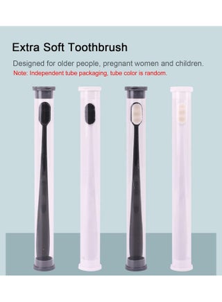 Micro Nano 10000+ Floss Bristle Toothbrush White/Black - view 5