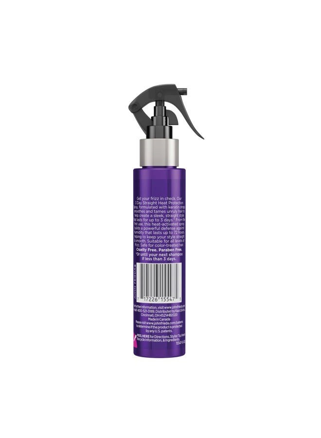 John Frieda Frizz Ease 3 Day Straight Heat Protection Spray, Keeps Hair Straight and Frizz-Free for 3 Days, Keratin-Infused Flat Iron & Styling Spray for a Smooth, Sleek Finish, 3.5 Oz  - Image 5