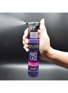 John Frieda Frizz Ease 3 Day Straight Heat Protection Spray, Keeps Hair Straight and Frizz-Free for 3 Days, Keratin-Infused Flat Iron & Styling Spray for a Smooth, Sleek Finish, 3.5 Oz  - Image 3