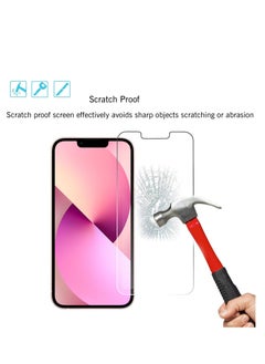 Ailun Ailun 2 Pack Screen Protector for iPhone 13 [6.1 inch Display] with 2 Pack Tempered Glass Camera Lens Protector,[9H Hardness]-HD[4 Pack]  - Image 3