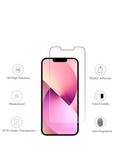 Ailun Ailun 2 Pack Screen Protector for iPhone 13 [6.1 inch Display] with 2 Pack Tempered Glass Camera Lens Protector,[9H Hardness]-HD[4 Pack]  - Image 2