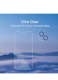 Ailun Ailun 2 Pack Screen Protector for iPhone 13 [6.1 inch Display] with 2 Pack Tempered Glass Camera Lens Protector,[9H Hardness]-HD[4 Pack]  - Image 4
