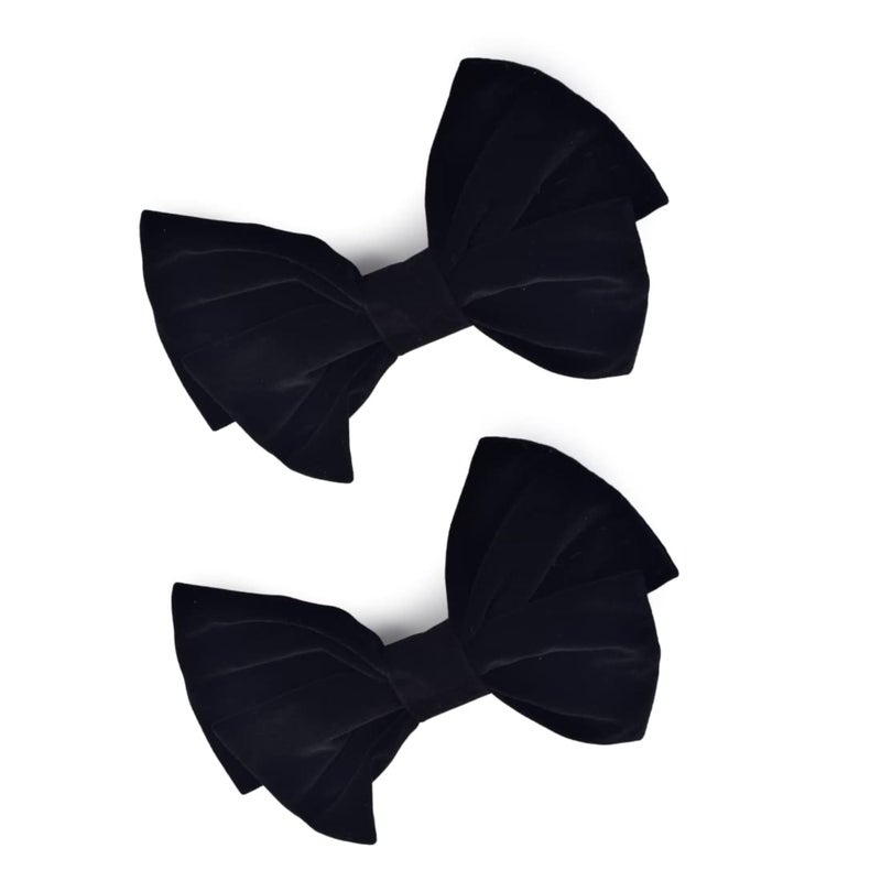 GUBB Bow Delight Hair Clips Set for Girls & Women | Hair Clips/Pins/Hair Accessories for Girls & Women (2 Piece Bow Ribbon Clips) - Image 4