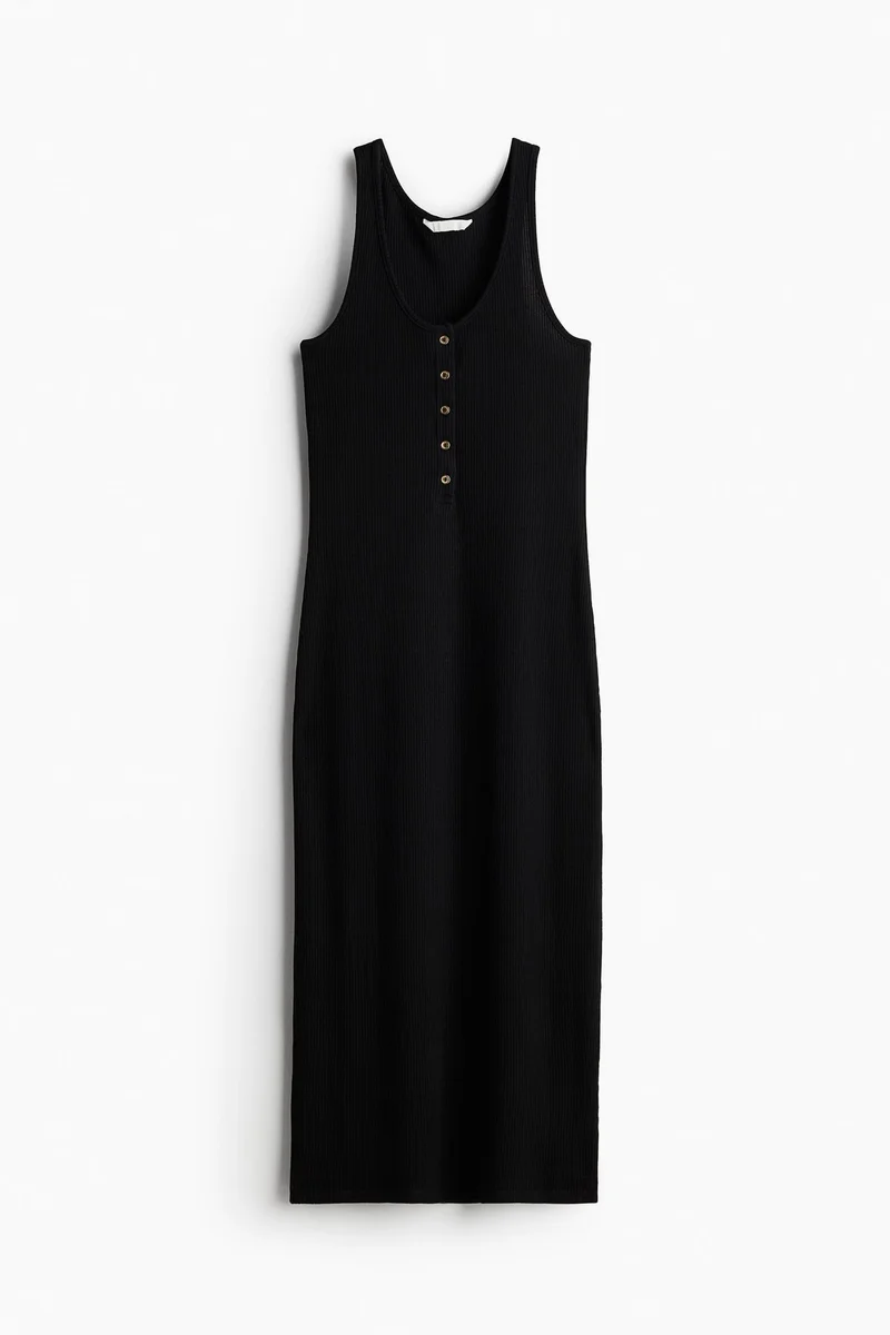 H&M Button-top jersey dress
