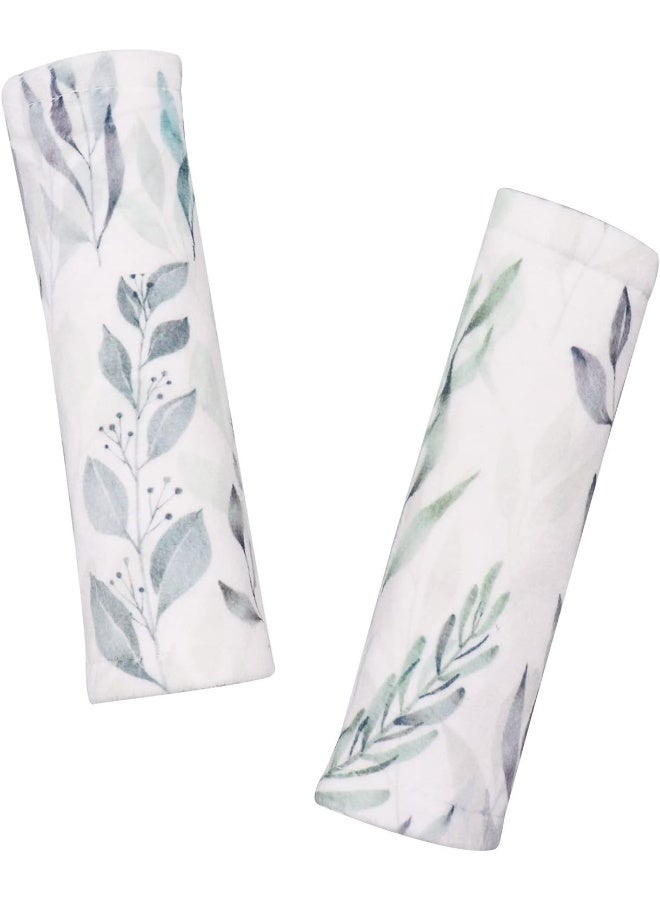 DILIMI غطاء رقبة مقعد السيارة للأطفال DILIMI، 2 قطعة غطاء حزام المقعد، واقيات حزام الكتف، وسائد أغطية حزام الأمان للصبيان والبنات (ورقة)  - Image 1