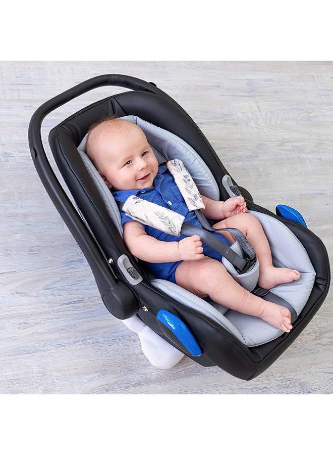 DILIMI غطاء رقبة مقعد السيارة للأطفال DILIMI، 2 قطعة غطاء حزام المقعد، واقيات حزام الكتف، وسائد أغطية حزام الأمان للصبيان والبنات (ورقة)  - Image 2