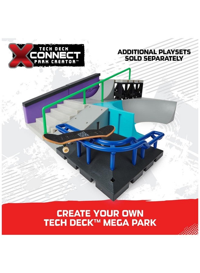 Tech Deck تكنولوجيا دك، حديقة نايجاه سكاتبارك إكس-كونكت، مجموعة منحدرات سكاتبارك قابلة للتخصيص ضخمة مع لوح أصابع حصري، لعبة أطفال للأعمار من 6 سنوات وما فوق - Image 5