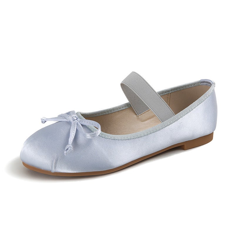 2024 New Womens Mary Jane Shoes Size 43 Silk Pink - Image 2
