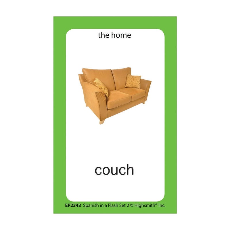 Edupress Spanish in a Flash Cards Set 2 (EP62343) - Image 3