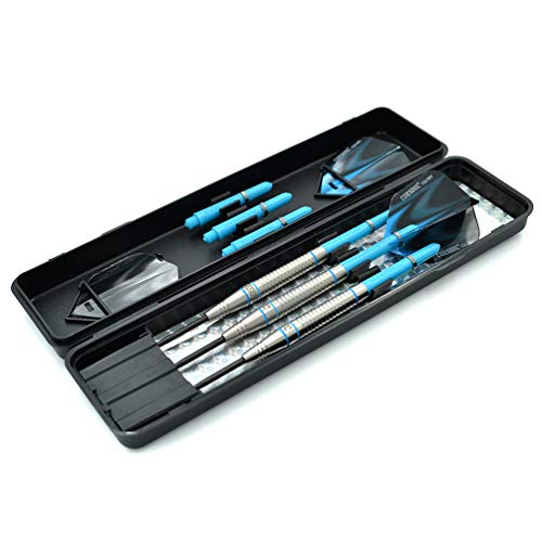 CUESOUL Glory 85% Tungsten 22g Steel Tip Dart Set-Blue line Colored - Image 3
