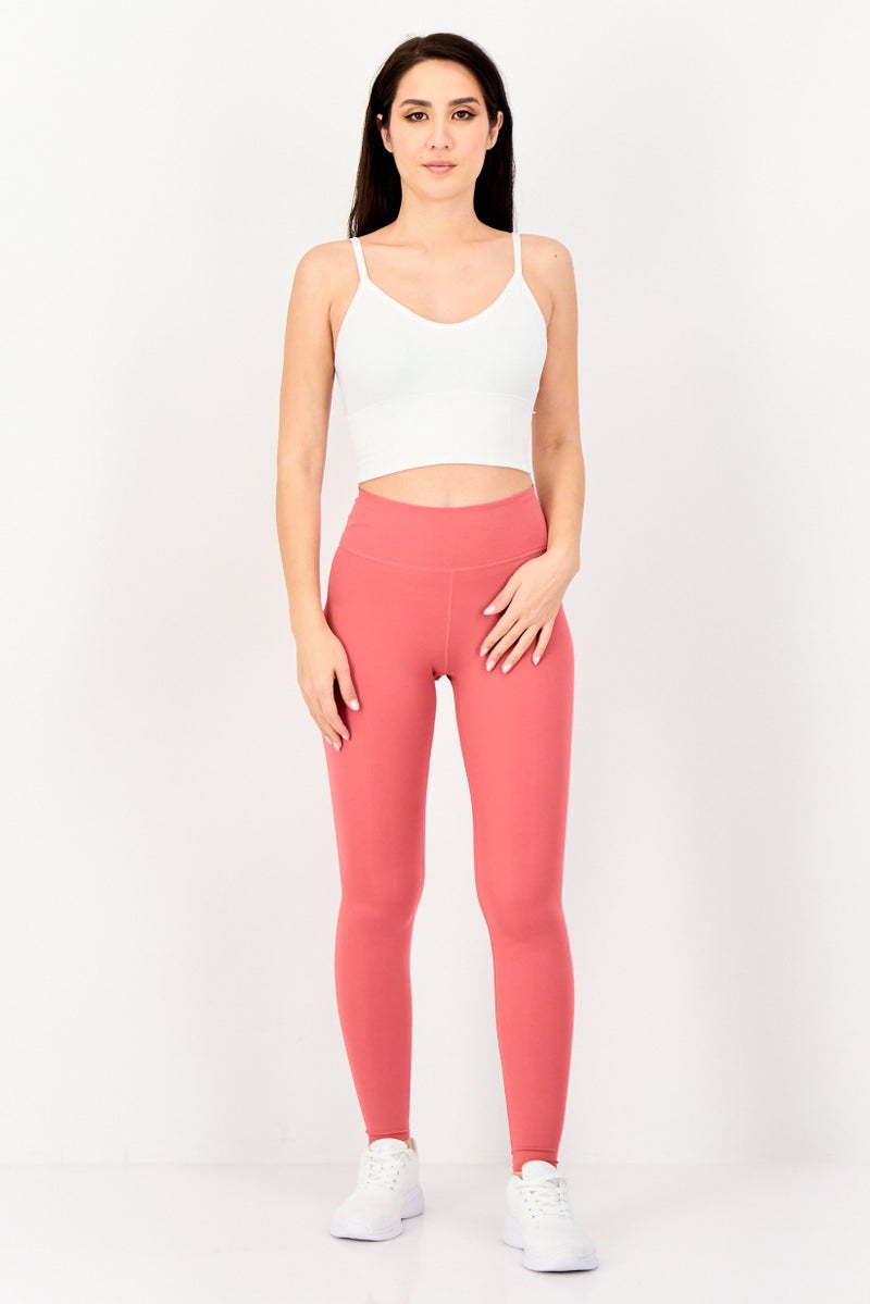 Nike Women Sportswear Fit Training Leggings, Old Rose - Image 2