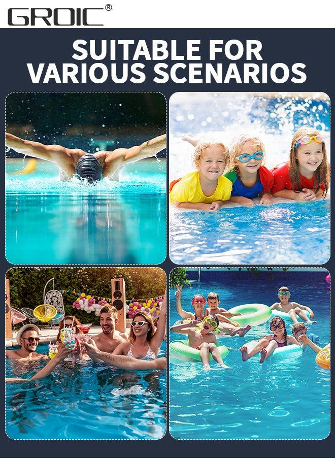 GROIC - Dry Snorkel Set Snorkel Mask, Snorkeling Gear for Adults, 180°Panoramic Wide View Diving Mask Breathing Freely Snorkel Mask for Snorkeling Scuba Diving Swimming Travel - Image 1