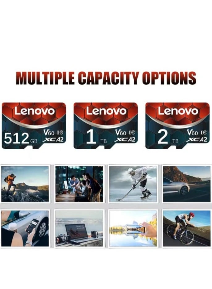 Lenovo Group Limited Class 10 Micro SD Card A2 High Speed Memory Card 100Mb/s Reading SD Speed For Tablet PC/Phone 512 GB - Image 4