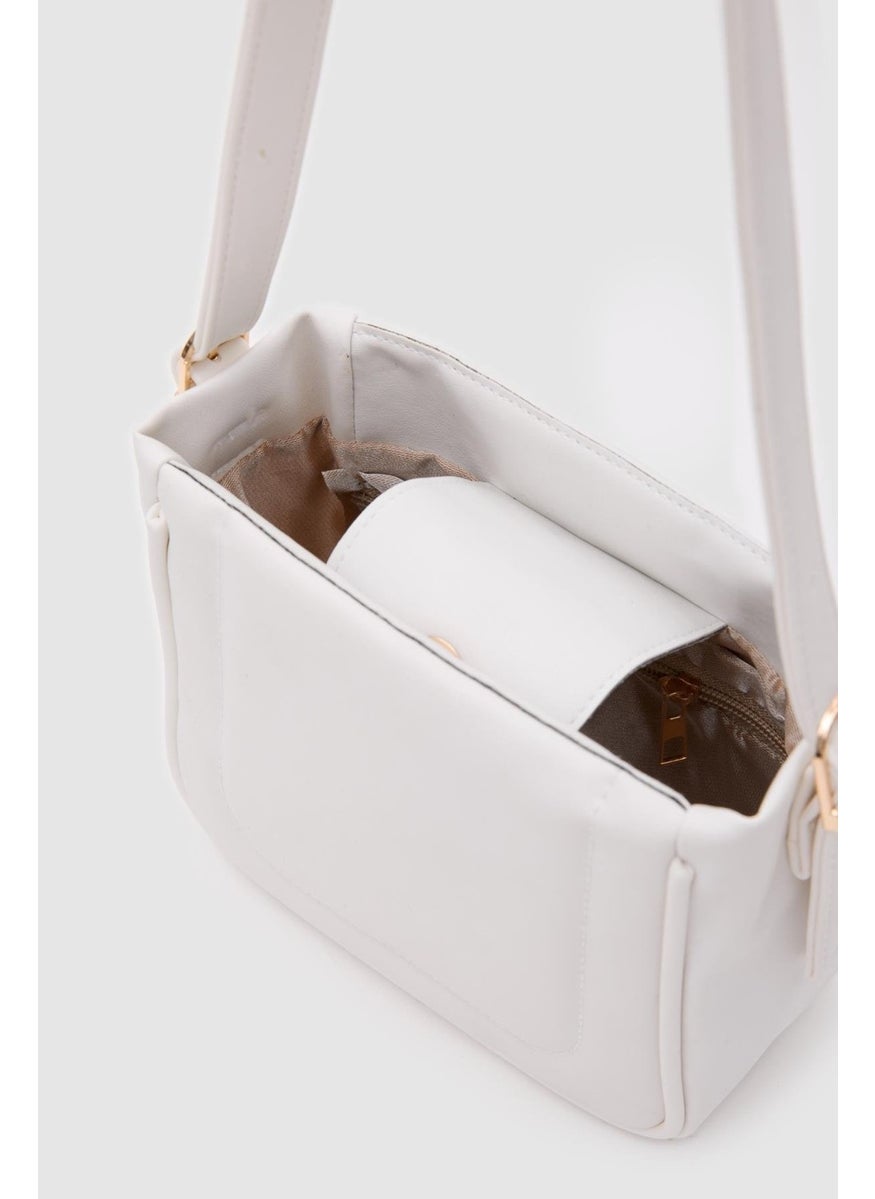 Shule Bags حقيبة كروس بودي بيضاء من فين  - Image 4