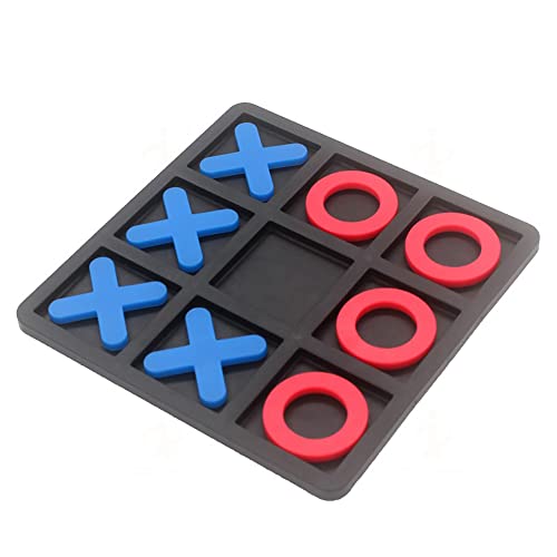 zeyce Tic Tac Toe Board GameTic Tac Toe Family Game Classic Board Game Classical Family Board GameChildrens Tic Tac Toe Game Plastic tic tac Toe Game Board Size 15 X 15 cm - Image 5