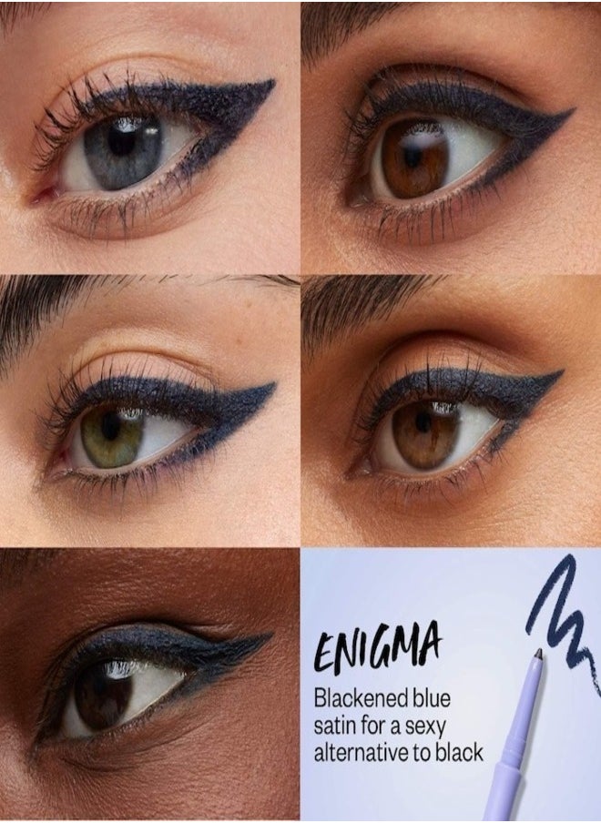Kosas Kosas Soulgazer Waterproof Gel Eyeliner - Long-Lasting, Enigma - Blackened Blue Satin 0.35g  - Image 3