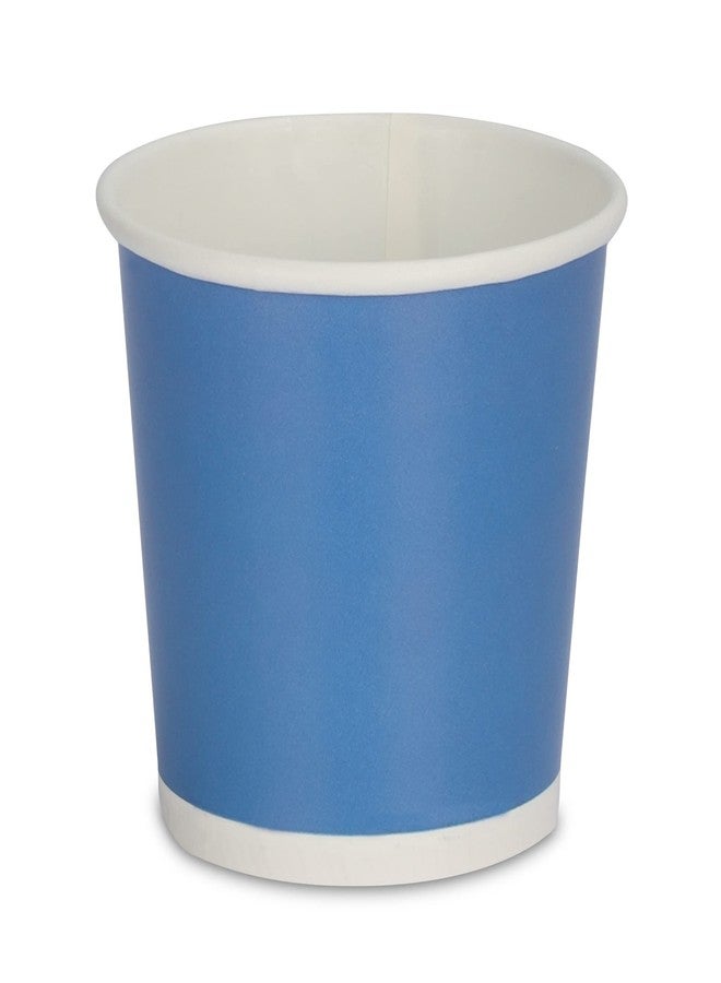 e kysa basics Paper Disposable Tea/Coffee Cups, Set of 50 pcs, 200 ml - Blue - Image 1