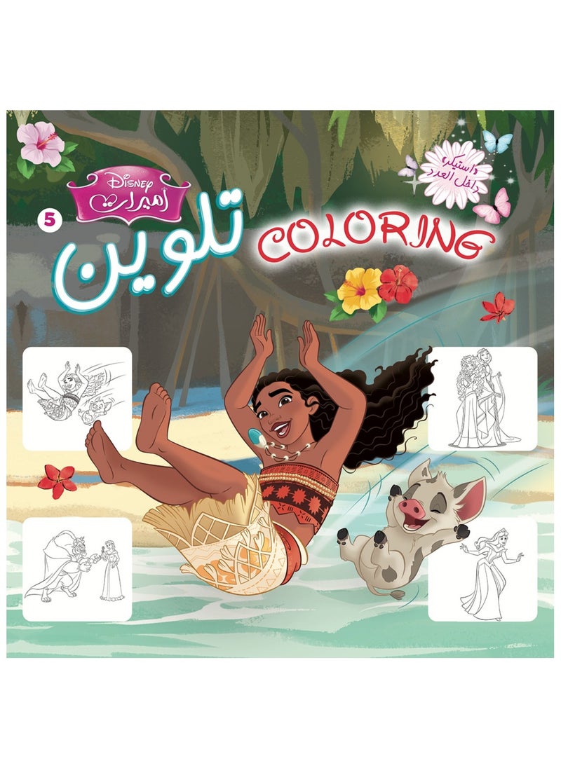 Disney Silk coloring princesses - 5 