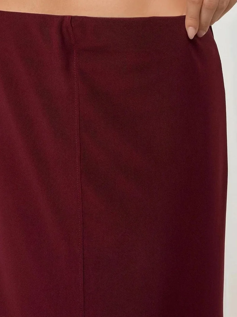 زوبعة تنورة ميدي دانتيل خصر عالي مجموعة بيكا