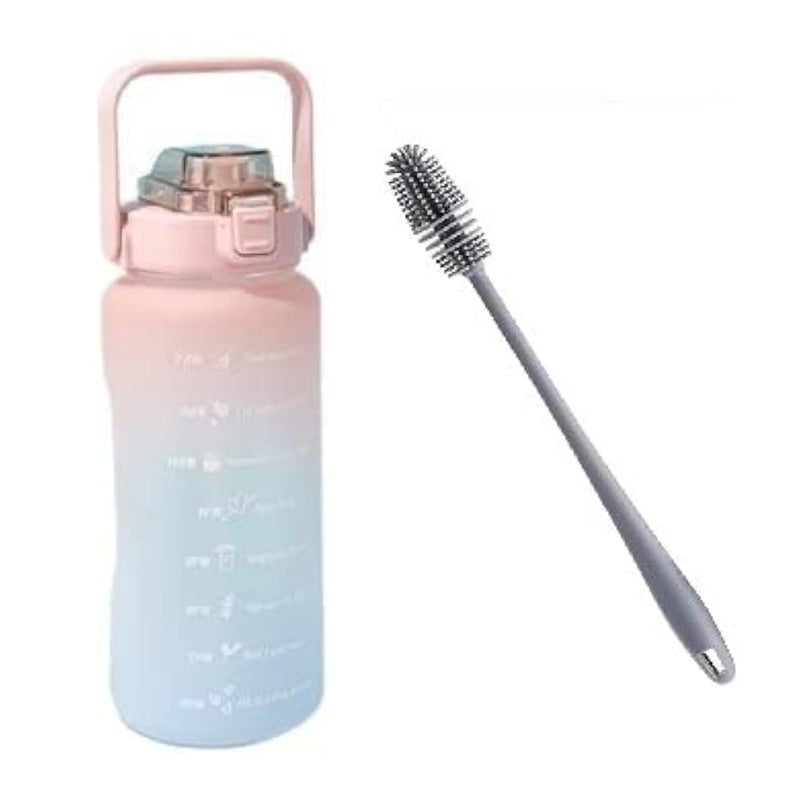 kunya® BPA Free Bottle(1000Ml) (Assorted Color) Leakproof BPA Free Fitness Sports Water Bottle with bottle Brush - Image 1