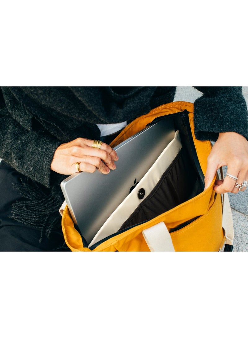 Native Union W.F.A. Tote Bag Pro 16L| Carry-All Tote Bag, LightWeight Spacious w/ Interior Pockets, Made from Recycled Materials, Padded Laptop Sleeve for 16" Laptop, Water Resistant - Kraft - Image 4