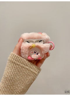 Ins Plush Star Kabi For Apple Airpods Pro2 Protective Case 2 Generation 3 Generation 4 Generation Bluetooth Wireless Ear-Color:Star Kirby + Hanging Buckle-Applicable Models:Airpods 3rd Generation
