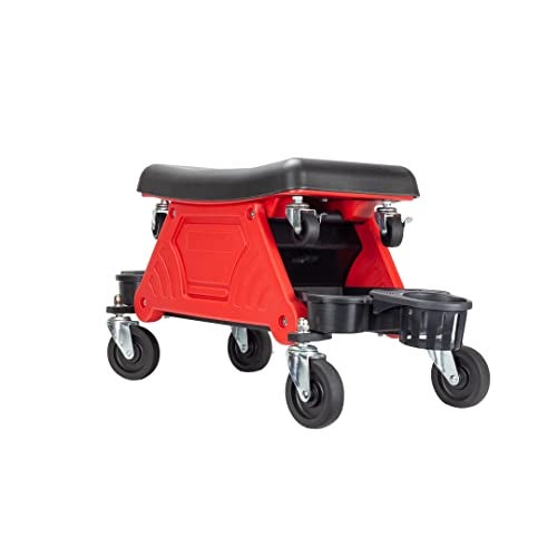 Maxshine Detailing Creeper Seat, Creeper II 702309 Series, Black, 15.74"x15.74"x7.48", 2-in-1 Modular Design, Built-in Storage, Rolling Garage Stool for Car Detailing - Image 3