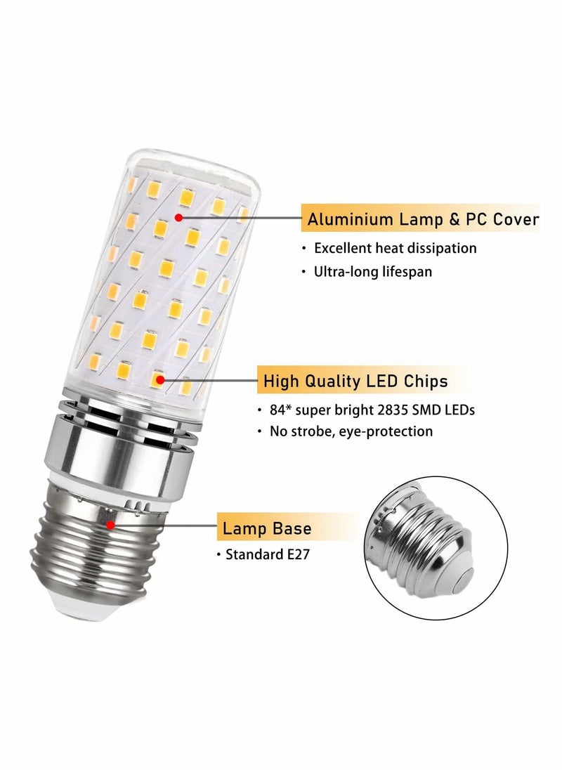 Generic - E27 Led Bulb 100w Equivalent 16w Screw 6000k 1000LM Large Edison Light Bulbs Daylight 360° Beam Angle Energy Saving for Home Lamp Non-dimmable (2pcs Cool White) - Image 1