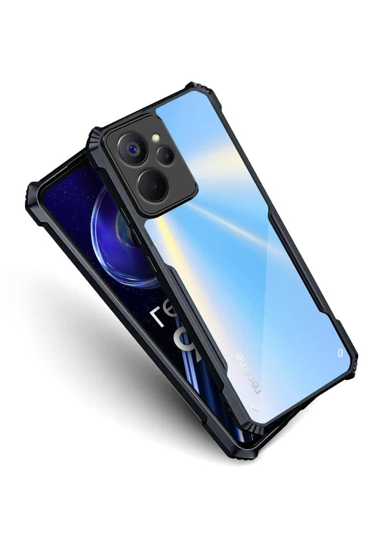 Generic - Mobile Phone Case Cover for realme 9i 5G, Ultra-Thin Lightweight Cover Soft TPU Bumper + Acrylic Clear Back Case Cover - Image 1
