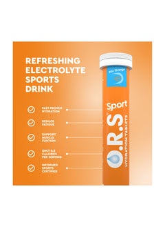 ORS Ors Hydration Tablets With Electrolytes - Natural Orange Flavor - 20 Counts  - Image 4