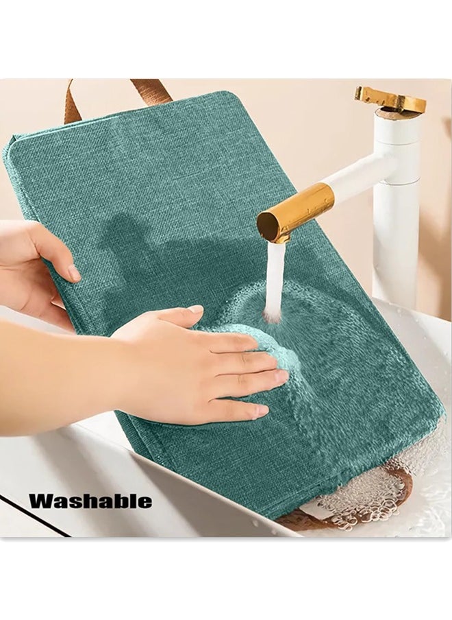 Generic - 2PCS Foldable Closet Storage Box, Storage Bins Organizer with Handle, Closet Storage Bins with Handles, Closet Shelf Organizer and Storage, Linen Fabric Storage Baskets Washable - Image 1