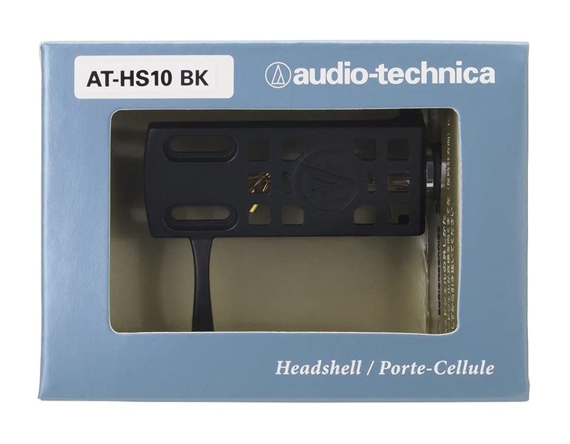 Audio-Technica AT-HS10BK 1/2" Universal Headshell for 4-Pin Turntable Cartridges, Black - Image 2