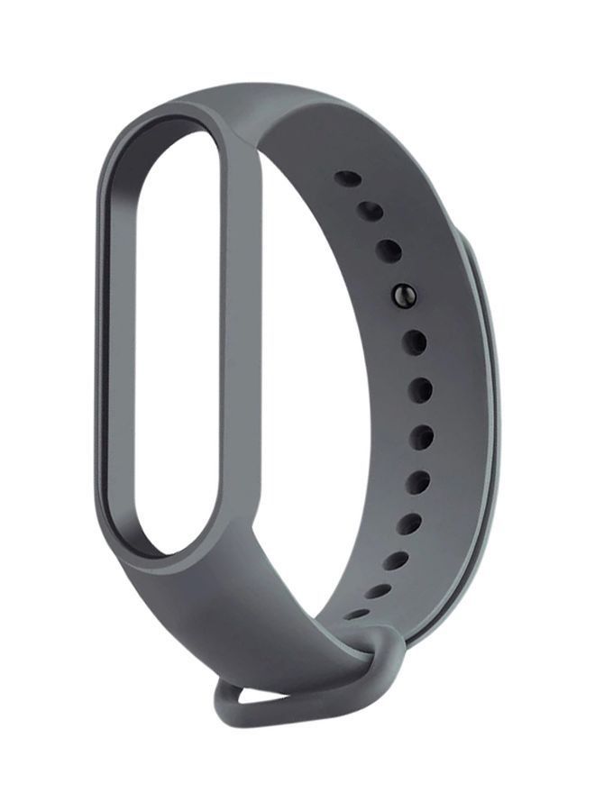 Replacement Strap For Xiaomi Mi Band 5 Dark Grey - Image 2