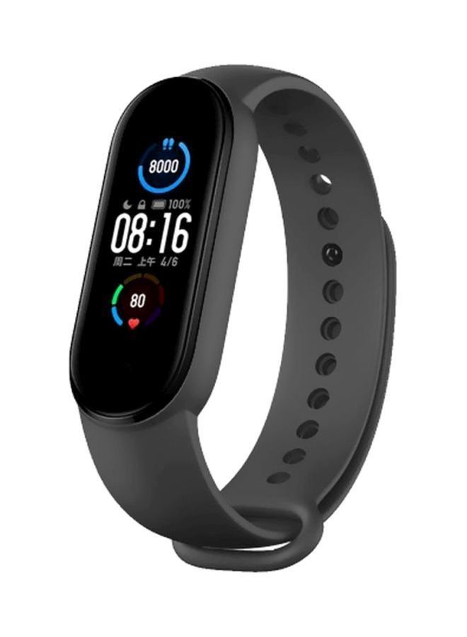 Replacement Strap For Xiaomi Mi Band 5 Dark Grey - Image 1