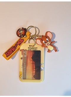 Toyfest Tom&Jerry - Jerry Mouse Figured Soft Silicone Keychain Bag Accessory and Card Holder 2 in 1  - Image 5